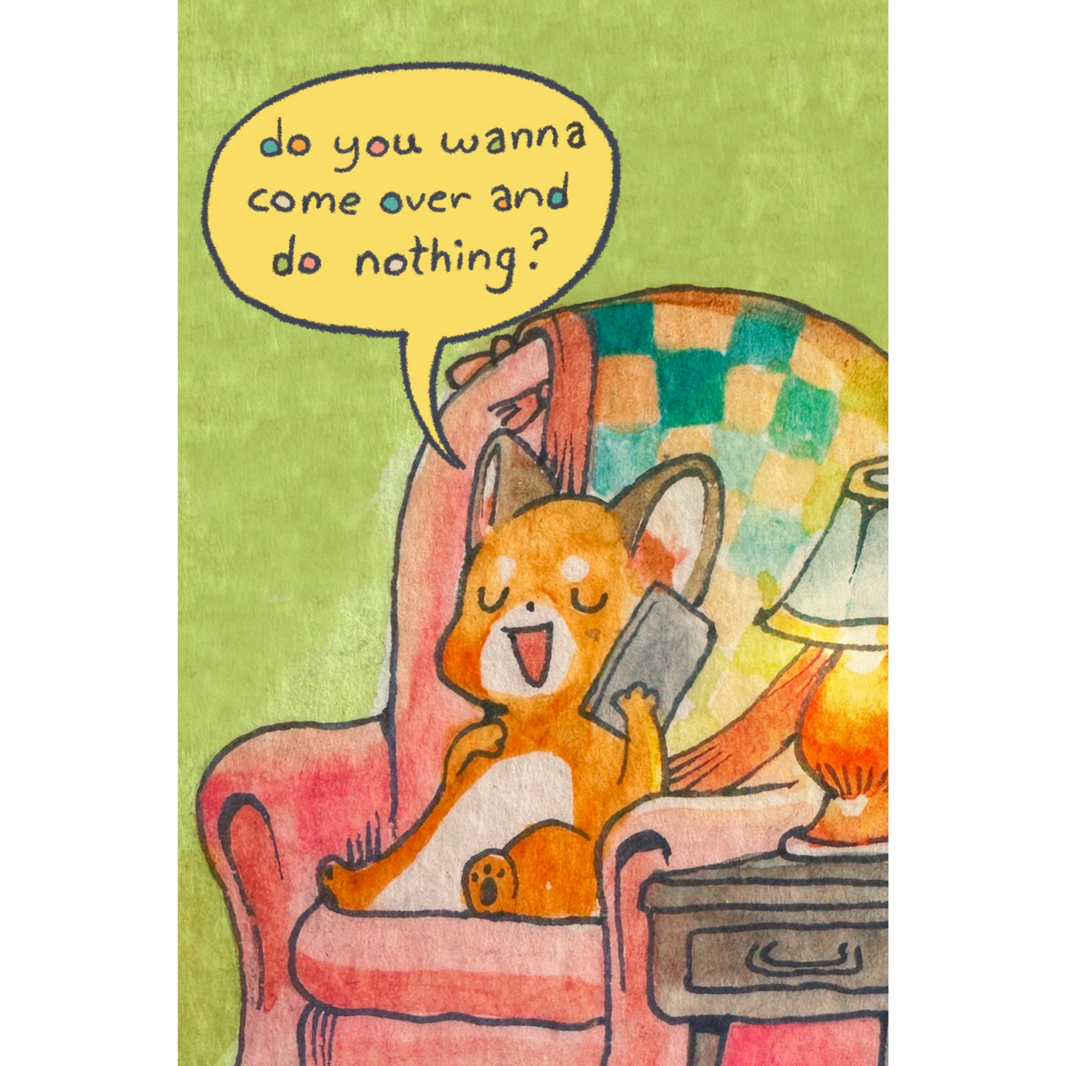 Do Nothing Postcard