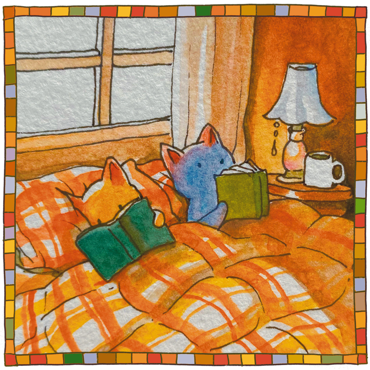Autumn Cats Print
